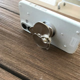 胡蝶蘭モチーフのグリップトック(silver)