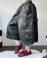 CARPENTER💚MILITARY CAMOUFLAGE BERMUDA 🩶🤍💚🤎3COLOR