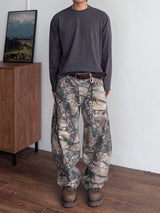 Curved Tree Wide Pants (2color) (No.1002)