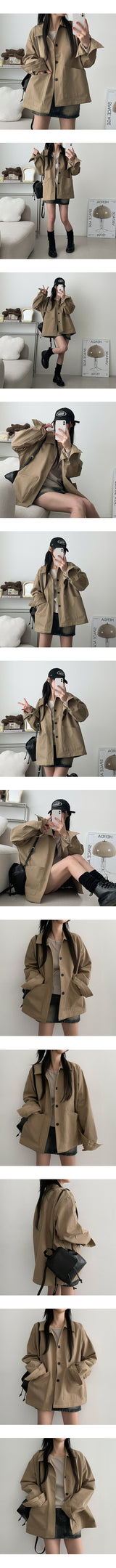 a keeper collar cotton jacket