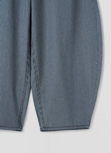 Summer Stripe Balloon Wide Pants