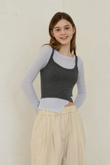 MESH LAYERED TOP SET (2 COLORS)