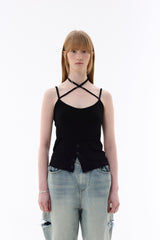 EVAN SLEEVELESS TOP / BLACK