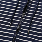 Oversized Striped Hooded Sweatshirt 2COLOR