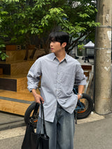 DB balloon wide denim pants