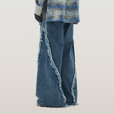 RELABEL 23AW スプリットビッグデストロイドウォッシュジーンズ