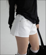 Moa back pocket cotton shorts