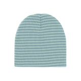 Striped Beanie - Teal