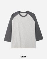 Pitch Slub Three Quarter Sleeve T