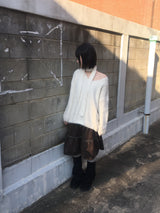 ラブNヘアマフラーニットウェア