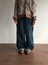 Drew Roll-Up Denim Pants (1color)