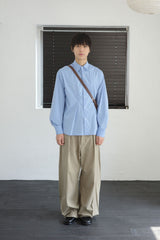 tailored wide slacks