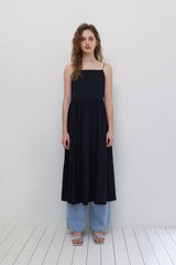 Summer tie dress_black