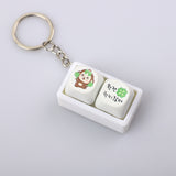 Lucky Charm Fidget Keycap Keychain