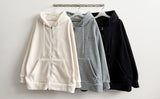 Ronff Embroidery Fleece To Way Hooded Zip-Up