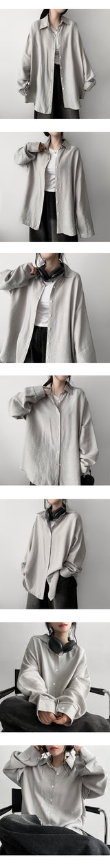 Potts Pure Oversized Fit Shirt Shirt