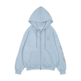 [FANCY X DUSTY] デビル＆エンジェルプリントフードジップアップ (SKY BLUE) F25NM1003