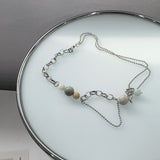 Mild Cotten Ball Chain Necklace