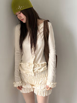 satin smocking bloomer 