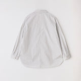 Essential pocket slit shirt  Light gray