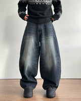 Tie Washed Denim Pants