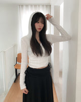 Rhapsody Ribbed Hoodie Knit