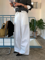 El's French Cotton Wide Slacks / 1 colors