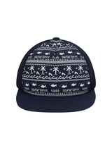 S CLEF BANDANA MESH CAP (NAVY)