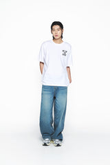 25SS インクスタンプロゴショートスリーブTシャツ ホワイト