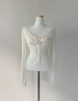 Furreni Lace Strap Top (ivory)