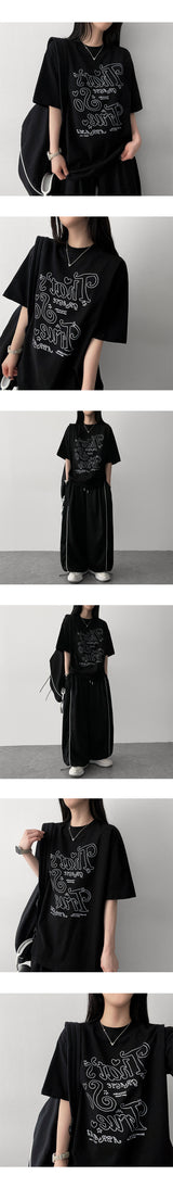 チューイーイラストショートスリーブTシャツ