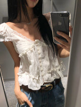 Frill Lace Blouse