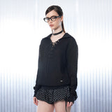 アイレットポロシャツ [Black]