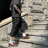Selby Minimal Bermuda Wide Denim Pants
