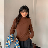 Lovmi Wave Half-Turtleneck T-Shirt 