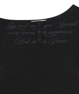 ss bt sl Tシャツ(black)