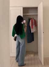 [BELLIDE MADE] Ocean Wide Denim Pants