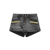 Demi Zip Denim Skort