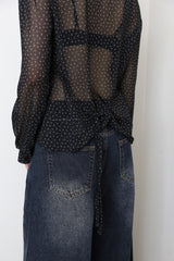 Rosalyn Flower Chiffon Blouse