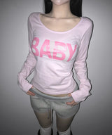 baby glitter tee (4colors)