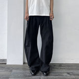 Curved Structure Wide Pants