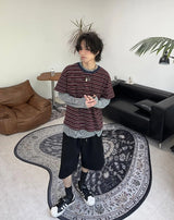 エーダーストライプ半袖Tシャツ