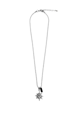 Rope chain] Flare sun necklace
