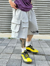 Scull cargo sweat bermuda pants 2C