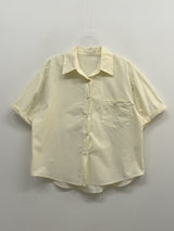 Leon Poplin Roll-up Short Sleeve Shirt