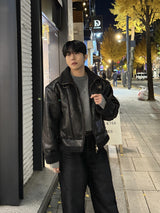 Cutting rider crop mustang jacket