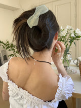 ドローイングリボンヘアピン (4color)
