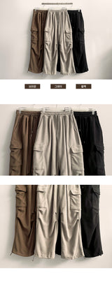Doven Fleece Cargo String Pants