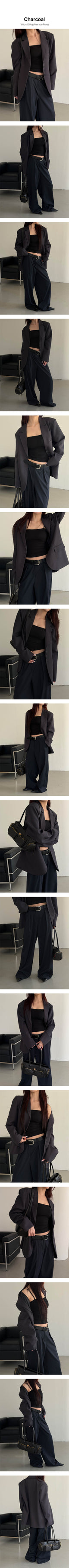 Modern single blazer(2color)