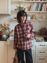 Doze loose fit check shirt